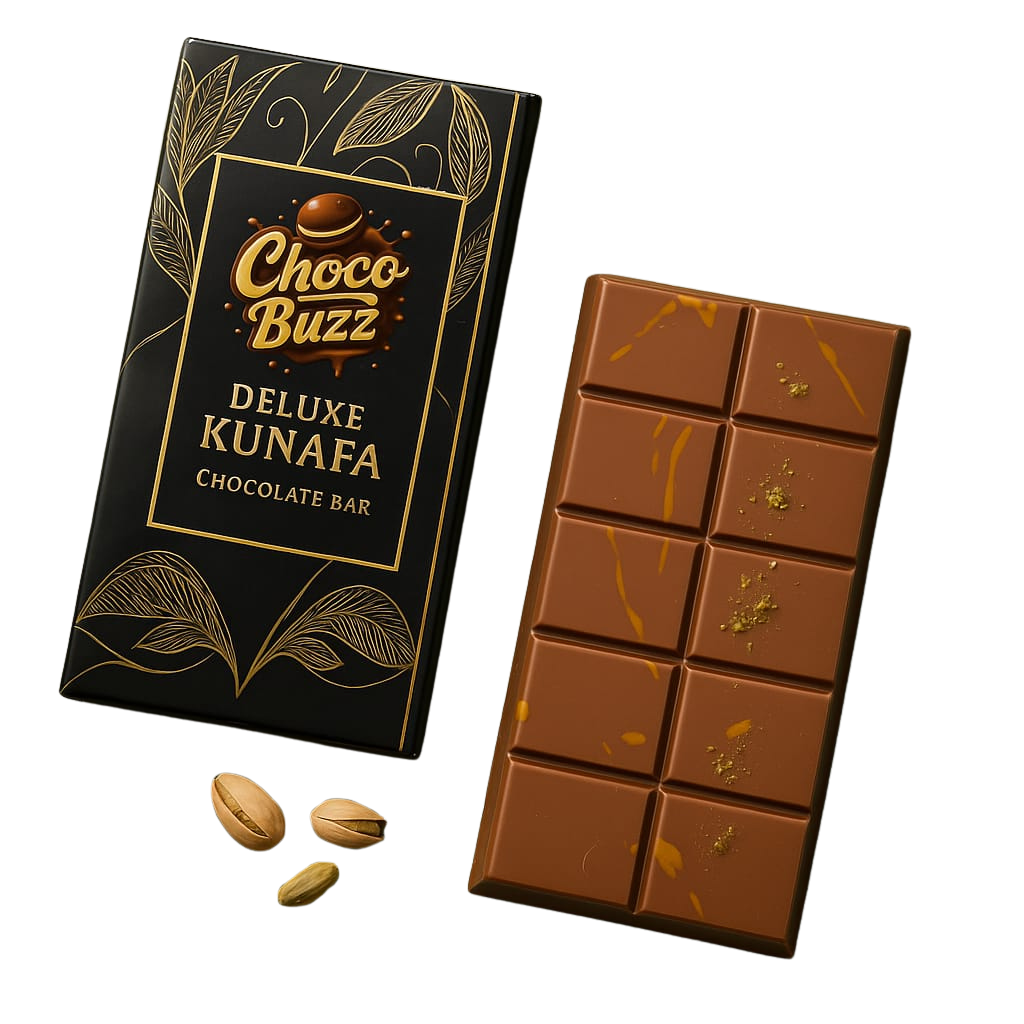 Delux Kunafa Chocolate Bar